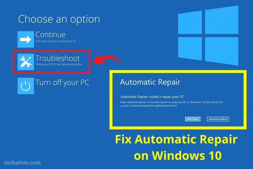 how to repair windows 10 startup problem