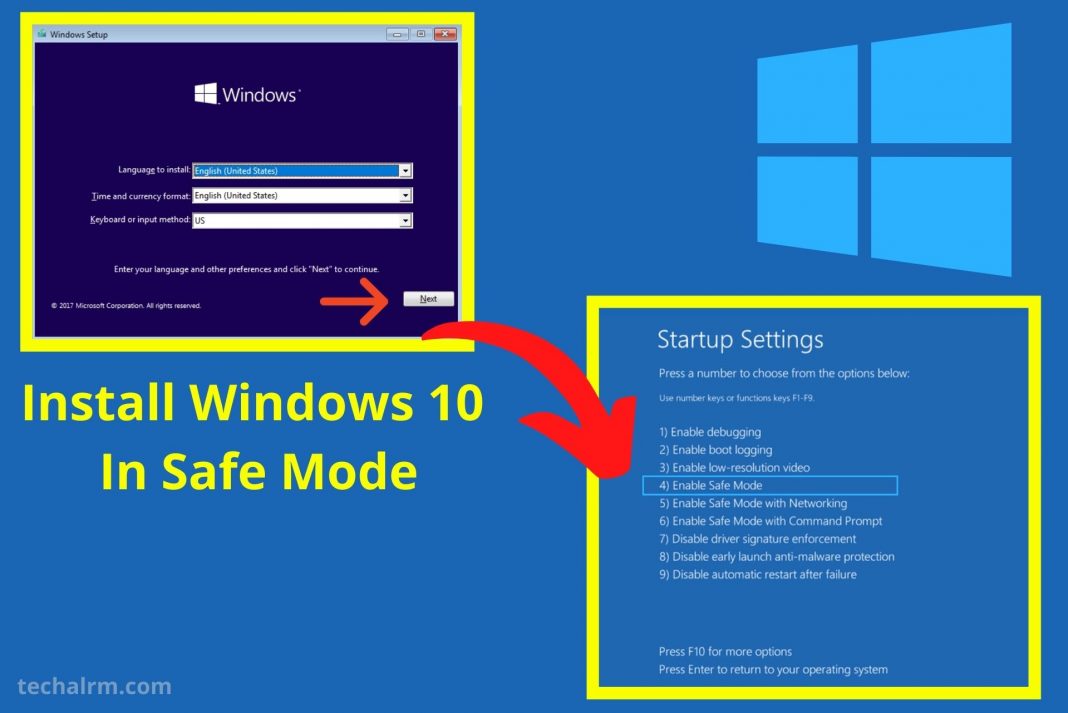 windows 10 pro safe mode from bios
