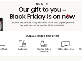 Samsung Black Friday early deals