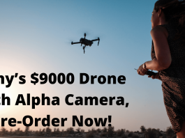Sony’s $9000 Drone