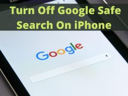 google safe search